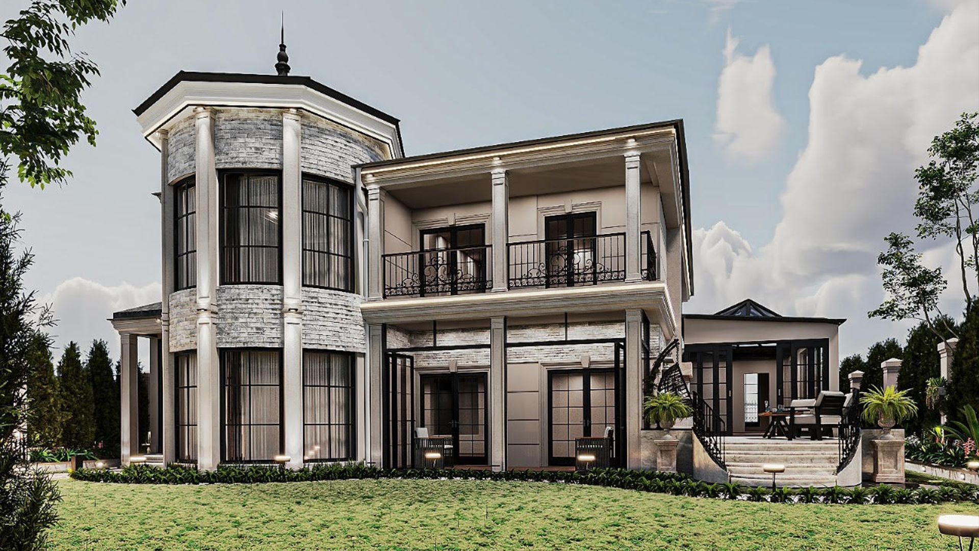 aydınlar villa tasarımı projesi